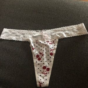 NWT Victorias Secret Cherries Thong
